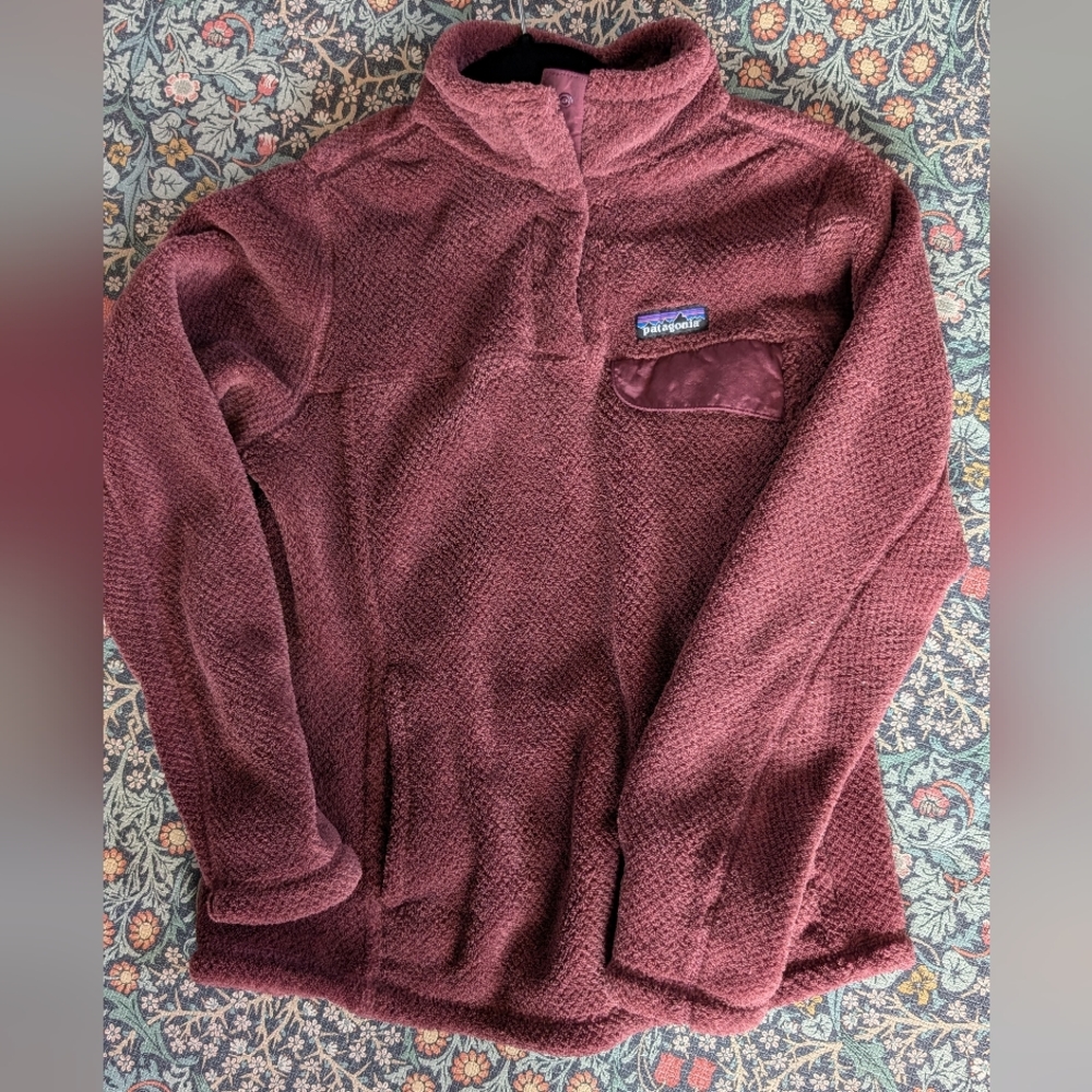 Patagonia Maroon Fleece Jacket